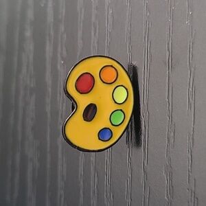 Artist Paint Pallette Enamel Pin